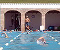 Pool coaching session